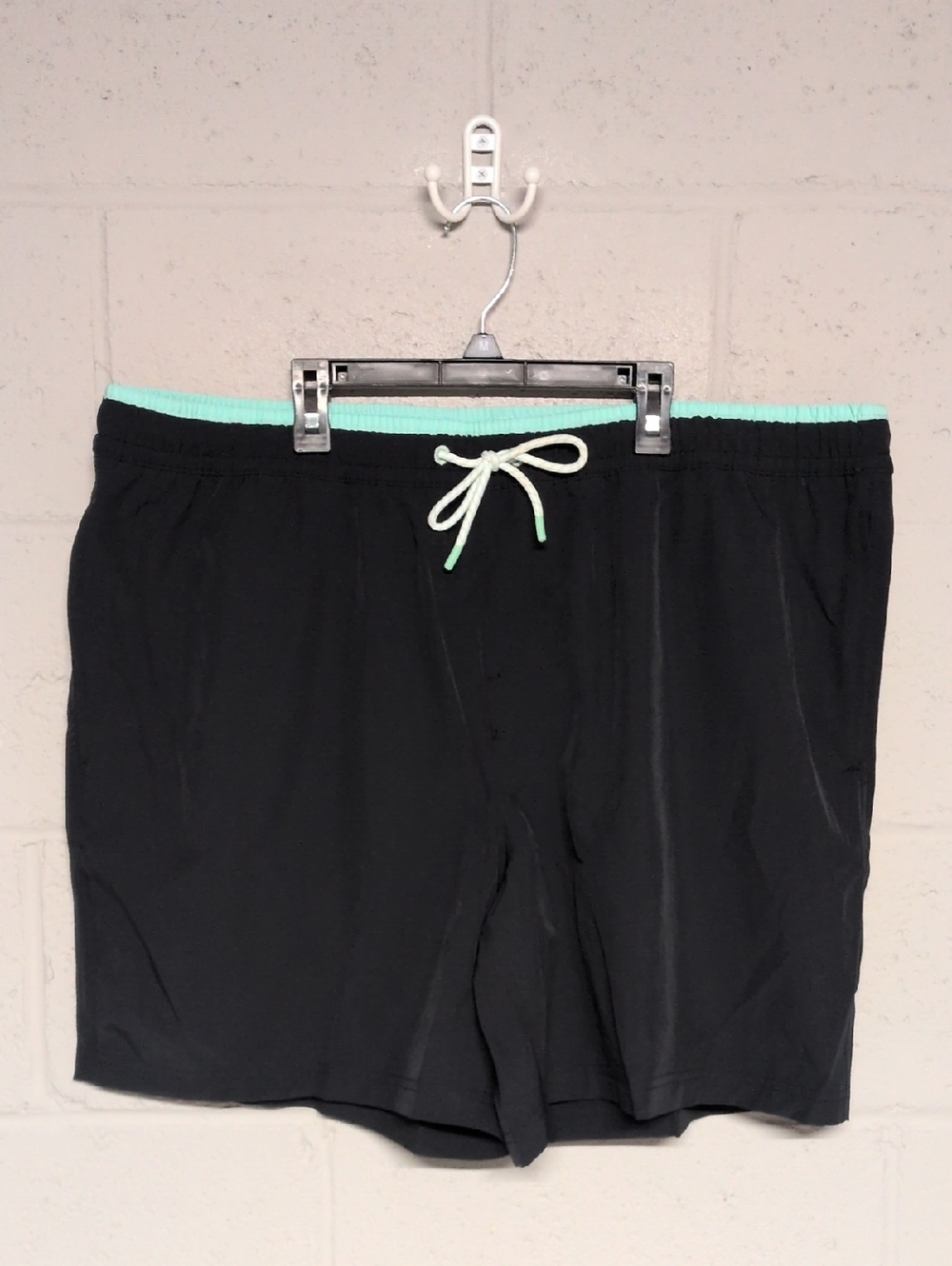Member's Mark Men's Black Swim Shorts XXL NWT